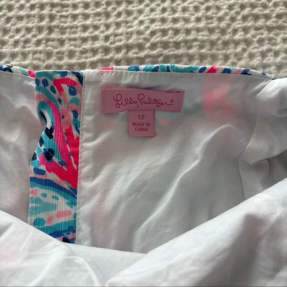 Lilly Pulitzer Blue and Pink Paisley Mini Dress - Picture 9 of 9